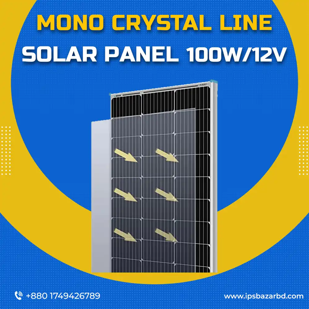 100 Watt 12 Volt Monocrystalline Solar Panel-2