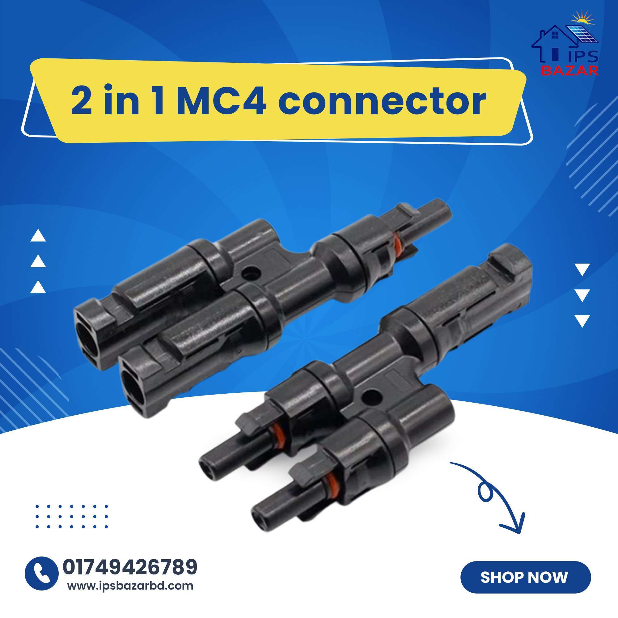 2 IN 1 MC4 Connector