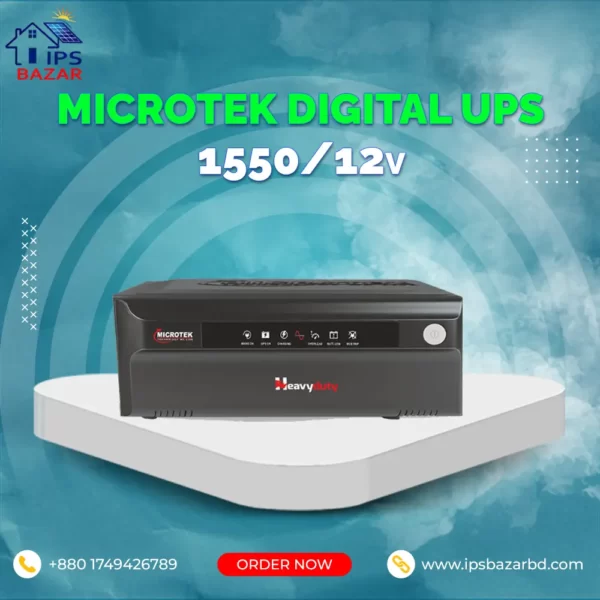 Microtek Heavy Duty 1550-12V Advanced Digital UPS