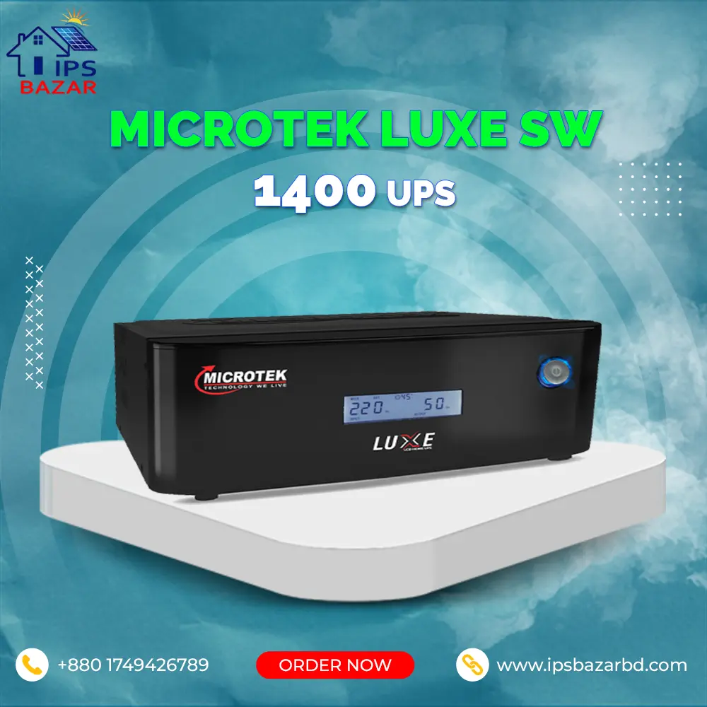 Microtek Luxe SW 1400 UPS 1100VA-12V-2