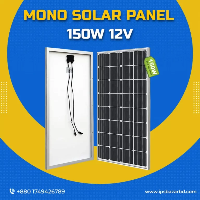 Mono Solar Panel 150w 12v High Efficiency