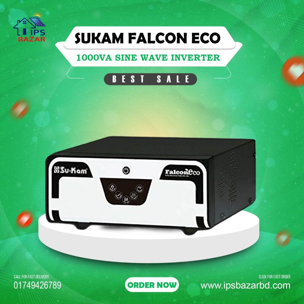 Sukam Falcon Eco 1000Va Sine Wave Inverter